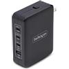 StarTech.com Caricatore USB-C da parete da 140W, 3x USB-C/1x USB-A, adattatore di alimentazione internazionale PD 3.1 GaN per