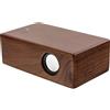 InLine woodbrick Speaker portatile Induzione, portatile, cassa in legno di noce