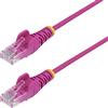 StarTech.com Cavo Ethernet CAT6 Rosa da 3m Patch UTP con Plug RJ45 Antigroviglio e Rilievi di Trazione, Cavo Lan Slim in Rame