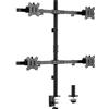 InLine Supporto da tavolo per 4x display LCD / LED fino a 81cm (32 ), max. 9kg