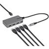 StarTech.com 5G4AC-USB-C-HUB hub di interfaccia USB 3.2 Gen 1 (3.1 Gen 1) Type-C 5000 Mbit/s Grigio