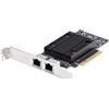 StarTech.com Scheda di rete PCIe Ethernet 10Gb a 2 porte, chipset Broadcom BCM57416, doppia RJ45 10GBase-T/Gigabit