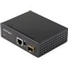 StarTech.com Media Converter fibra ottica a Ethernet - Convertitore industriale da fibra a rame - 1Gbps SFP a RJ45/Cat6 - IP-30