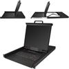 StarTech.com Console KVM per Armadio Rack - Monitor LCD 19 - KVM Switch VGA a 16 porte integrato - Cassetto KVM 1U Montabiole