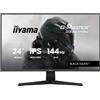 iiyama G2441HSU-B1 Monitor PC 60,5 cm (23.8) 1920 x 1080 Pixel Full HD LED Nero