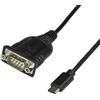 StarTech.com Cavo adattatore da USB C a seriale da 40cm - Cavo convertitore da USB tipo C a RS232 (DB9) - Cavo seriale USB type
