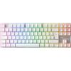 CHERRY MX 8.2 Pro TMR Wireless tastiera Gaming USB + RF Wireless + Bluetooth QWERTZ Tedesco Argento, Bianco