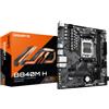 GIGABYTE B840M H Scheda Madre - CPU AMD Ryzen 9000, VRM a 5+2+2 fasi, fino a 7200MHz DDR5 (O.C), 1xPCIe 4.0 M.2, LAN 1GbE, USB