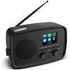 MEDION 50078817 radio Internet Nero