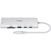 D-Link DUP-A01 hub di interfaccia USB 3.2 Gen 1 (3.1 Gen 1) Type-C 10000 Mbit/s Bianco