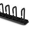 StarTech.com Pannelo Gestione Cavi Verticale per Server Rack con Gancio a D - 20U