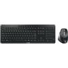 CHERRY Stream desktop ultimate tastiera Mouse incluso Casa/ufficio USB + RF Wireless + Bluetooth QWERTZ Tedesco Nero