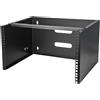 StarTech.com Staffa Rack 19 6U a Parete - Profondità 35 cm Profilo Basso - Rack 19 pollici per Switch, Patch Panel, Server e
