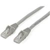 StarTech.com Cavo di rete Cat 6 - Cavo Patch Ethernet Gigabit grigio antigroviglio da 2m