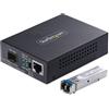 StarTech.com MCM1110SMLC20 convertitore multimediale di rete 2000 Mbit/s 1310 nm Modalità singola Nero