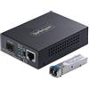 StarTech.com MCM1110SMLC40 convertitore multimediale di rete 2000 Mbit/s 1310 nm Modalità singola Nero