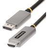 StarTech.com Cavo adattatore DisplayPort HDMI da 2 m, 8K 60Hz, 4K 144Hz, HDR10, Convertitore video attivo da DisplayPort 1.4 a