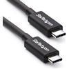 StarTech.com Cavo Thunderbolt 3 da 2m, 20Gbps, 100W PD, 4K, Certificato Thunderbolt, Compatibile con Thunderbolt 4/USB 3.2/DP