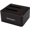StarTech.com Docking Station a Doppio Bay SATA per 2x 2,5/3,5 SATA SSD/HDD - USB 3.0