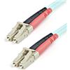 StarTech.com Cavo di rete patch Duplex in fibra ottica multimodale LSZH 50/125 da 10 Gb 1m LC-LC - acqua