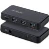 StarTech.com Hub 4 Porte USB-C e USB-A 5Gbps, Autoalimentato, Cavo Host 2-in-1 USB-C/USB-A, 1x USB-C e 3x USB-A (1x BC 1.2),
