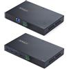 StarTech.com Extender USB 3.0 a 4 Porte su Ethernet fino a 100 m tramite Cavo RJ45 Cat6a/Cat7/Cat8, Estensione per Dispositivi