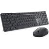 DELL Pro 7 Slim KM726 tastiera Mouse incluso Casa/ufficio RF senza fili + Bluetooth QWERTZ Tedesco Nero