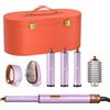 Cweixi Cwexi Air Styler 7 in 1, Asciugacapelli Ionico, 2 Dimensioni Arricciacapelli Automatico, Spazzola Rotante Per Capelli e Lisciante, 1700W, 114.000 Giri/min, Custodia in Pelle, Set Regalo Viaggio