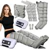 Generic Pressoterapia Linfodrenaggio Gambe, Addome E Braccia per Casa, Grigio XXL | Presso Terapia Gambe Linfodrenante, Apparecchio Massaggiatore per Recupero Sportivo e Relax Quotidiano, 6 Camere, 30-240 mmHg