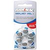 Implant Pro + 12 X Rayovac Implant Pro + cochlear implantat 675 PR44 Batterie per apparecchi acustici blu (= 2 X Confezione da pezzi)
