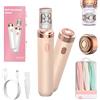 NNBWLMAEE Soft Skin Pro - Depilatore viso ricaricabile, lavabile, Softskin Pro, con luce intelligente (rosa)