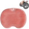 Generic Tappetino per la pulizia dei piedi in silicone a mani libere, con ventosa antiscivolo, massaggiatore per doccia con setole morbide per una pulizia profonda ed esfoliazione (rosa)