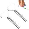 Générique Chiave per spremiagrumi dentifricio - Tubo chiave dentale spremiagrumi,Chiave per spremitubi in metallo, spremiagrumi manuale per pittura, cosmetici e tintura per capelli