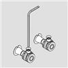 hansgrohe fissaggio per WC sospeso, 94783000, Universal [WC > Ricambi WC]