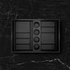 neoro n50 StyleBox set per hairstyling per mobile a partire da La: 60 cm (scomparto estraibile alto), BN060.Set1, n50 nero opaco/rovere nero [Mobili da Bagno > Accessori per Mobili da Bagno]