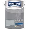 Johnstone's, vernice a emulsione, opaca, da 5 litri, bianco brillante, 304046, 307781