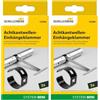 Schellenberg 19300 Clip di sospensione per mini tapparelle, set di 6 pezzi