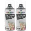 DUPLI-COLOR 319914 TEXstyle SPRAY Nero 150 ml (Confezione da 2)