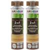 DUPLI-COLOR 391507 IMPREGN LEGNO 2IN1 Noce scuro 500 ml (Confezione da 2)