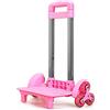 Klaisy Zaino Trolley 6 Rolling Bagagli Carrelli Carrello Pieghevole Carrello Multifunzionale Mano Carrello per Borse Scuola Borsa Pet, Uno