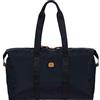Bric's Borsone X-Collection Pieghevole 2in1 in Nylon, Borsa da Viaggio Leggera e Robusta, Trousse o Mini Bag, Tracolla Removibile, Dimensioni 55x32x20 cm, Ocean Blue