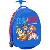 safta PAW PATROL COOL - Trolley da cabina da 16 pollici, valigia con ruote, lucchetto di sicurezza, valigia leggera, 28 x 23 x 43 cm, Rosso/blu, M, Casual