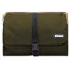 K-Way KWAY REVILLE SMALL ACCESSORIES BEAUTY CASE Taglia Unica Verde GREEN BLACKISH WMR