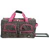 Rockland Borsone arrotolabile, Leopardo rosa, Taglia unica, Borsone arrotolabile