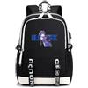 LKY STAR Zaino Blue Lock Anime, Design Nero e Bianco, 45x31x16 cm, Spallacci Imbottiti Traspiranti