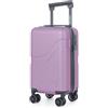 SUITLINE Clix-Lite - Valigia piccola da sottosedile 40x20x25 cm, Bagaglio a mano ruote staccabili, Altezza totale 47 cm, Mini Trolley rigido da Viaggio Aereo, Cabin bag max 20L, Lilla