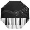 Sawhonn Arte Musica Nota Pianoforte Ombrello Automatico Pieghevole Portatile Ombrelli Antivento da Viaggio Per Uomini Donn