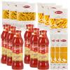 Generico Box SCORTA 3 Pasta Vermicelli Spaghetti + 3 Pasta Penne rigate + 3 Elicoidali Granoro Gr 500 + 6 Passata di pomodoro Mutti gr 700