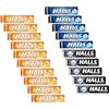 Halls | Caramelle Rinfrescanti Senza Zucchero | Halls Mentolo Eucalipto 5 Pezzi + Halls Extra Forte Mentolo 5 Pezzi + Halls Miele Limone 10 Pezzi