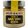 Astensis Crema 100% di Arachidi 250g - Pasta di Arachidi Ottenuta per Raffinazione a Pietra di Arachidi Scelte, Senza l'Aggiunta di Prodotti Estranei alle Arachidi Stesse